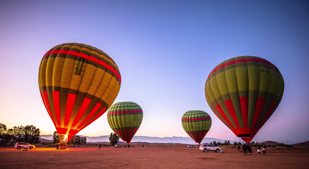 Hot Air Balloon Ride in Marrakech – Sunrise Experience (119€ All Included)
